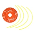 thumbnail image 2 of Colaxi Têtes de Coupe-Bordures Accessoire Robuste avec 4 Fils de Coupe Multifonction Haute Performance Installation Simple Orange, 2 of 8