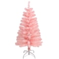 thumbnail image 1 of Árbol de Navidad artificial CCINEE rosa de 3 pies con soporte de metal, 1 of 7
