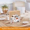 thumbnail image 6 of Yayeee Napkin Holder for Table Kitchen Paper Tissue Organization, Snow Cartoon Houses, 6 of 8