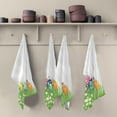 thumbnail image 5 of Soft Absorbent Reusable Kitchen Towels, Set of 4|28x18 in, Easter Eggs Flower Butterfly Dining Kitchen Living Room Tea Towels Dish Towels Decorative Towels, 5 of 7