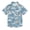 Dolphins Cloud Leaf, variant on Small Short Sleeve Button Down Shirts Iridescent Liquid Marble Casual Shirt 3-10 Years