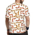 thumbnail image 2 of Wukai Dachshund Dog Print Men's Short-Sleeved Mesh T-Shirt,Quick-Dry Short Sleeve Workout T-Shirt-6X-Large, 2 of 8