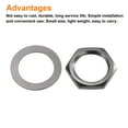 thumbnail image 4 of 8 Set Guitar Nut and Washers 3/8" Guitar Input Output Jack Socket Nut Grey for Guitar, Bass, 4 of 5