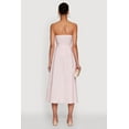 thumbnail image 4 of Womens Haute Monde Strapless Pleated Midi Dress with Zip Back, 4 of 4