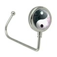 thumbnail image 2 of Yin and Yang Chinese Duality Watercolor Symbol Purse Bag Hanger Holder Hook, 2 of 4