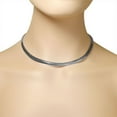 thumbnail image 2 of EDFORCE Stainless Steel Classic Choker Necklace, 2 of 3