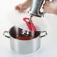 thumbnail image 4 of Hot Sale!Hand Mixer Splatter Guard,Bowl Covers, Kitchen Antis Splashs Screen, Silicone Shield,Egg Mixing Aid,Cooking Blenders Covers, 4 of 5