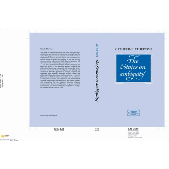 Cambridge Classical Studies The Stoics on Ambiguity, (Hardcover)