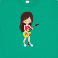 thumbnail image 4 of Inktastic Rock Girl, Brown Hair, Band Singer, Microphone Girls Baby T-Shirt, 4 of 5