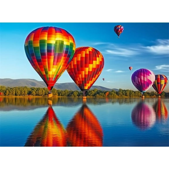Puzzles For Adults 1000 Pieces Hot Air Balloon Sweden Formation Wooden Living Room Props Toys Funny Wall Art Gift  Jigsaw Puzzle