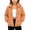 Khaki, variant on Girls Fleece Jacket with Pockets Full Zip Casual Warm Turtleneck Kids Winter Hoodless Jackets Red 6