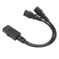 thumbnail image 3 of C14 To 2 X C13 Y Splitter Adapter IEC320 C14 To 2 X C13 Female Power Cords Wear Resistant Waterproof For Digital Cameras, 3 of 8