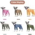 thumbnail image 6 of HQREA Fleece Winter Dog Coat Pajamas Onesie Puppy Surgical Recovery Suit Jumpsuit Clothes, 6 of 6