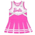 thumbnail image 6 of Barbie Big Girls' Cheerleader Dress and Headband Set Pink White, 6 of 6