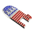 thumbnail image 2 of PinMart's Rhinestone Republican Party Elephant Political Brooch Lapel Pin, 2 of 3