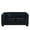 Black/59-Inch, variant on HUMEHA 77" Chesterfield Sofa, 2 Seater Retro Velvet Couch with Nailhead Arms, Tufted Backrests, 2 Cushions
