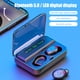 thumbnail image 2 of TWS Auriculares Bluetooth V5.0 Auriculares inalámbricos con 2000 mAh Estéreo móvil Bass auriculares Auriculares teléfono MIC Recargable Sweethay EL010137-00, 2 of 4