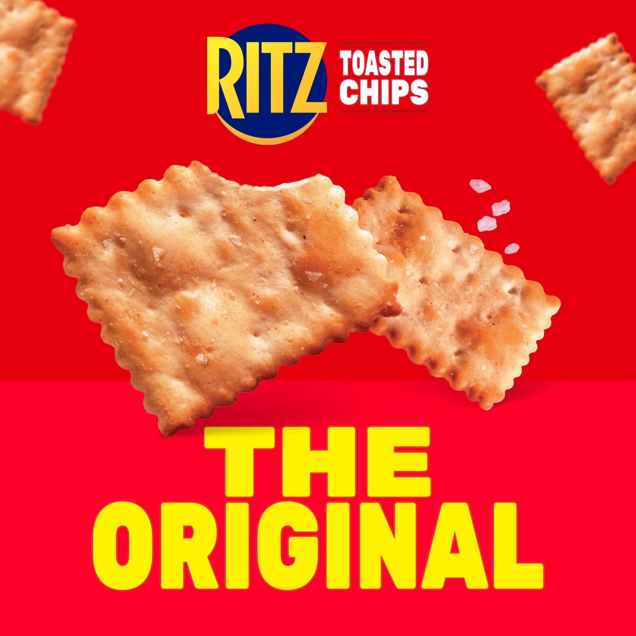 RITZ, Toasted Chips, 8.1 oz, Original Crackers Snack - Walmart.com