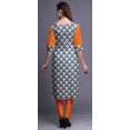thumbnail image 4 of Bimba Robe Kurti Longue en Coton Imprimé, Tunique Droite, Robes pour Femmes, Haut Indien - Grand, 4 of 6