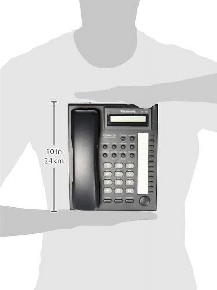 Panasonic KX-T7730 Telephone Black, 12 Key System, LCD Display