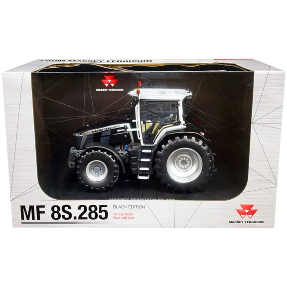2021 Massey Ferguson 8S.285 Black with Gray Top 1/32 Diecast Model by Universal Hobbies