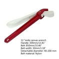 thumbnail image 5 of ZPAQI 12in Oil Filter Handle Belt Wrench Filter Wrench Aluminum Spanner Fixed HandTool, 5 of 7