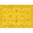 thumbnail image 1 of Ahgly Company Indoor Rectangle Abstract Yellow Modern Area Rugs, 2' x 5', 1 of 4