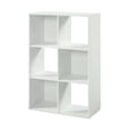thumbnail image 2 of Librero Mainstays de 6 Cubos Blanco, 2 of 4
