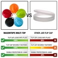thumbnail image 5 of Masontops Multi Top - 2 Pack - Regular Mouth Mason Jar Lids With Easy Pour Spout And Flip Cap – Sip, Pour, Store & More - Lid Accessories For Mason Jars, 5 of 8