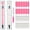 White+Pink (2 pen & 32 wax), variant on ZYNERY 34 Pcs Diamond Painting Pens Kit, 2 Refillable Wax Pen with 34 Wax, Rotating Glue Point Drill Pen for Nail Art, Diamond Art Accessories and Tools, Quickly Pick up Beads Gem (Pink&White)