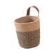 thumbnail image 3 of Cesta tejida para cocina, dormitorio, baño, cesta colgante multiusos. Marrón oscuro, 3 of 9