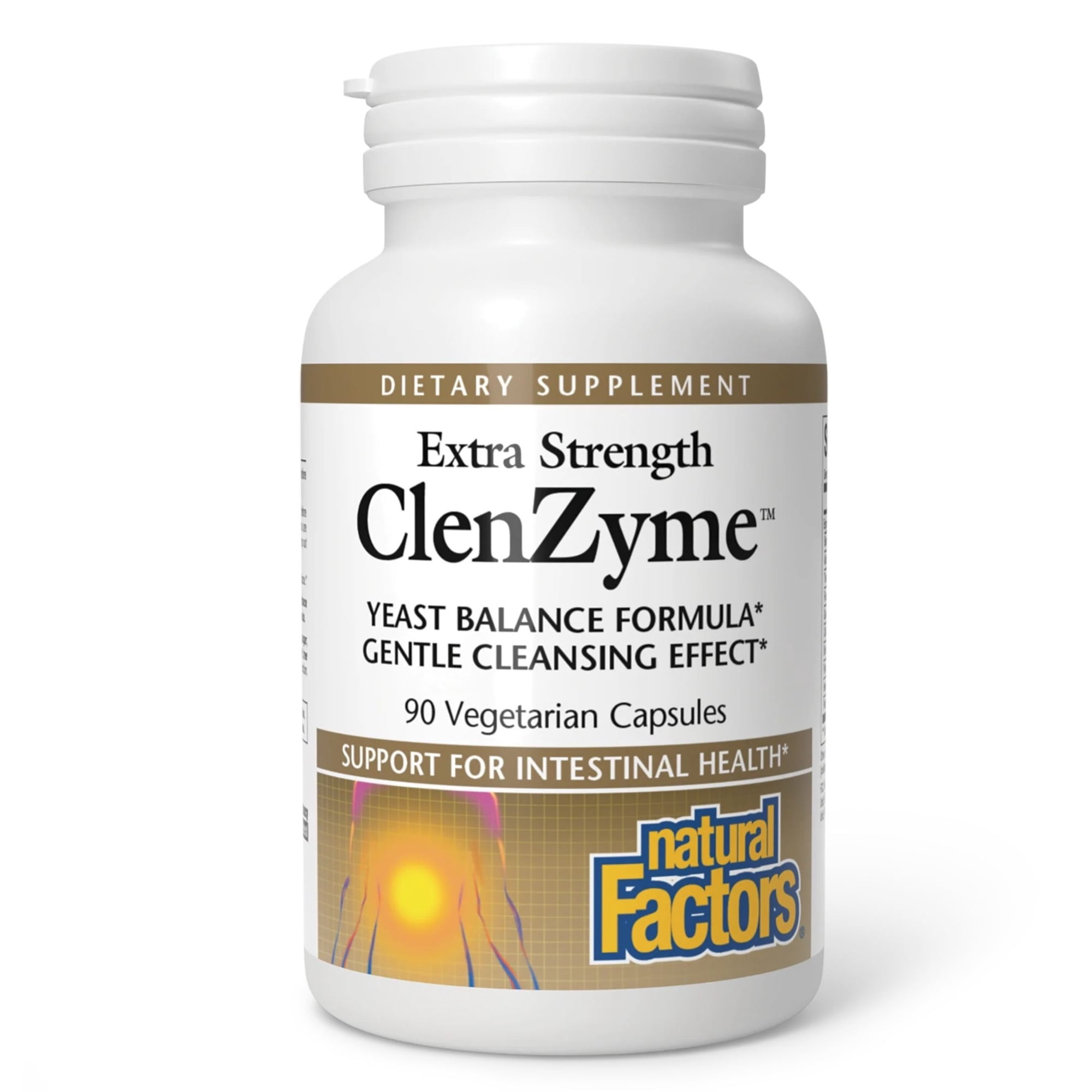 Natural Factors ClenZyme, Extra Strength Balance Formula, 90 Capsules