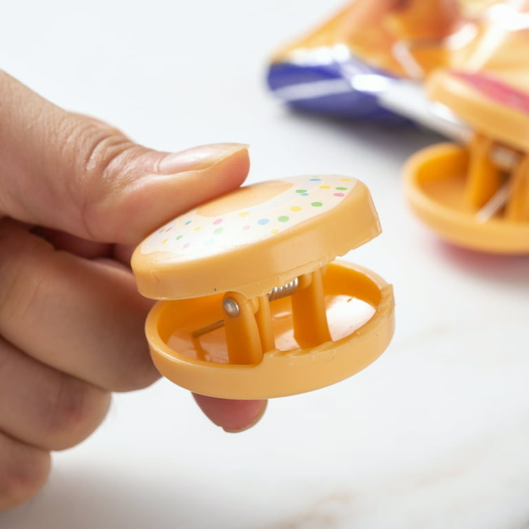 COOK WITH COLOR 5-teilige Chipstüten-Clips – Küchenklammern, magnetische  Chip-Clips für Tüten, Lebensmitteltüten-Clips mit luftdichtem Verschluss  (mehrfarbig) – OceanBargains