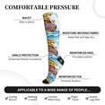 thumbnail image 2 of Pofeuu Rainbow Animals on Noah's Ark Print Compression Socks for Women & Men Circulation - Best Support for Nurses,Running,Athletic,Sports, 2 of 7