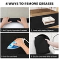 thumbnail image 4 of Glattice Non Slip Rug Runner 2x5 Washable Runners for Hallways Cotton Rubber Backed Kitchen Runner Braided Indoor Carpet Runners for Entryway/Hallway/Kitchen/Bedroom, Black/Gray, 4 of 8