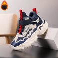 thumbnail image 6 of Duqingm Kids Shoes Girls Lightweight Athletic Running Shoes Breathable Knit School Sports Shoes Little Kid Big Kid,Dark Blue, 6 of 7