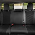 thumbnail image 3 of For 2019-2023 GMC Sierra 1500 2500HD 3500HD Base | SLE FH Group Neoprene Waterproof Custom Fit Car Seat Covers Rear Set Black, 3 of 7