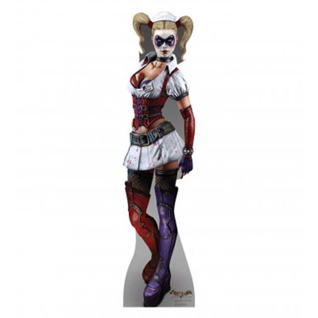 Harley Quinn - Arkham Asylum Game Découpe en Carton
