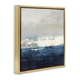 thumbnail image 4 of Stupell Industries Abstract Ocean Tide Abstract Painting Gold Floater Framed Canvas Art Print Wall Art, 18 x 18, 4 of 10