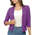 thumbnail image 1 of Lovzfmll Cardigan Sweaters for Women, Basic Short Knit Outerwear Short Women Fall Clothes Ribbed Early Fall Fashion, 1 of 7