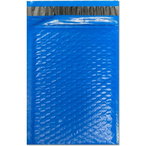 250#0 Blue 6x10 Poly Bubble Mailers Padded Envelopes Bags Self-Seal ValueMailers VM, 6.25" x 9"