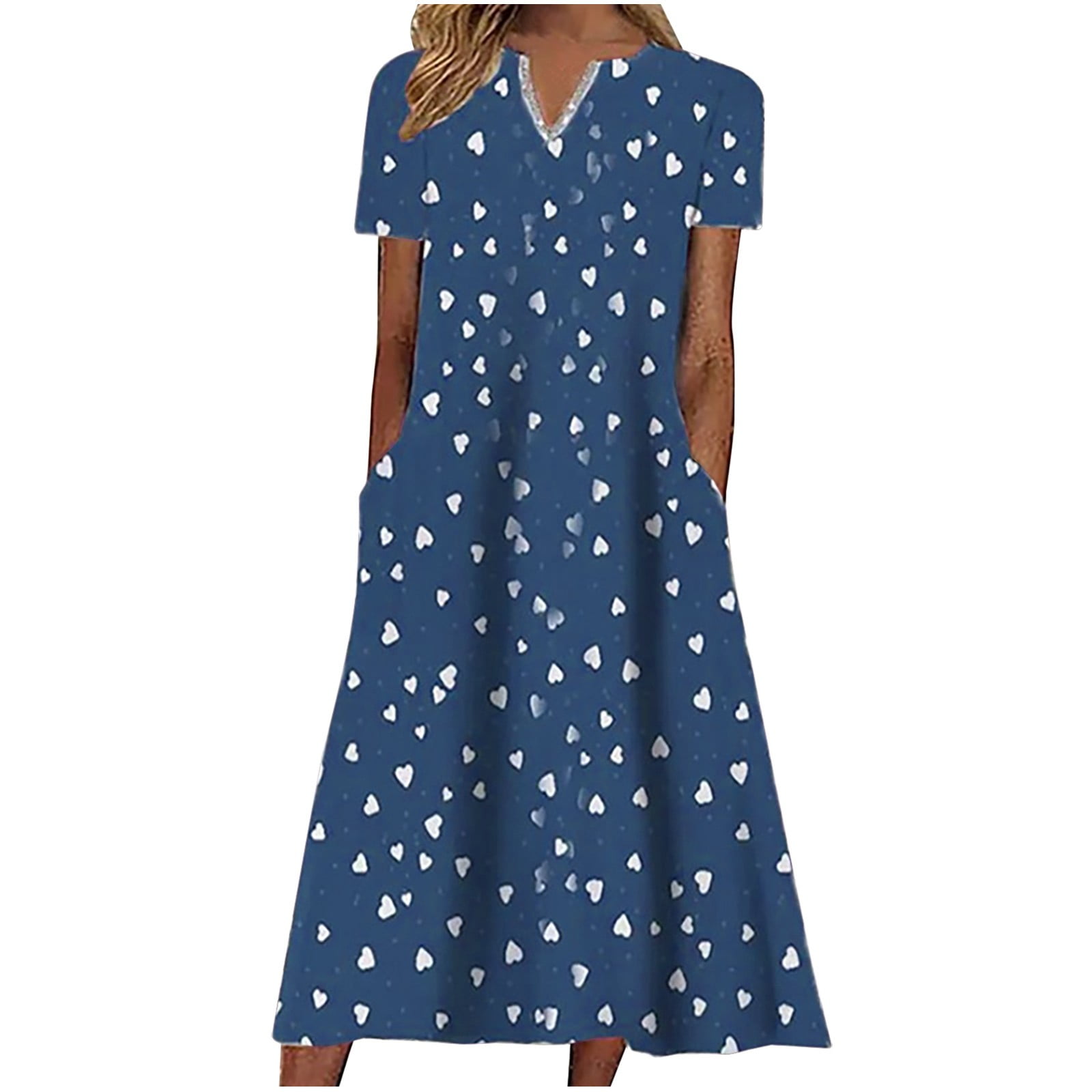 Spring/Summer New Casual Bat Sleeve Dress Ins Casual Loose Vacation Dress main image 1