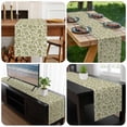 thumbnail image 6 of Green Floral Table Runner 72 Inches Long, Vintage Rustic Botanical Spring Kitchen Coffee Dining Table Decoration for Home Party Birthday Wedding Home Decor 14x72 Inches, 6 of 8