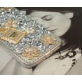 thumbnail image 4 of case for iPhone XR Shiny Rhinestone Case for Girls Fashion Luxury Bling Bling Diamond Rhinestone Gemstone 3D Perfume Bottle and Flower Gemstone Soft TPU Back case for iPhone XR 6.1 inch, 4 of 8