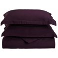 thumbnail image 1 of Ensemble Housse de Couette en Microfibre Pleine/ Grand Prune Solide, 1 of 1