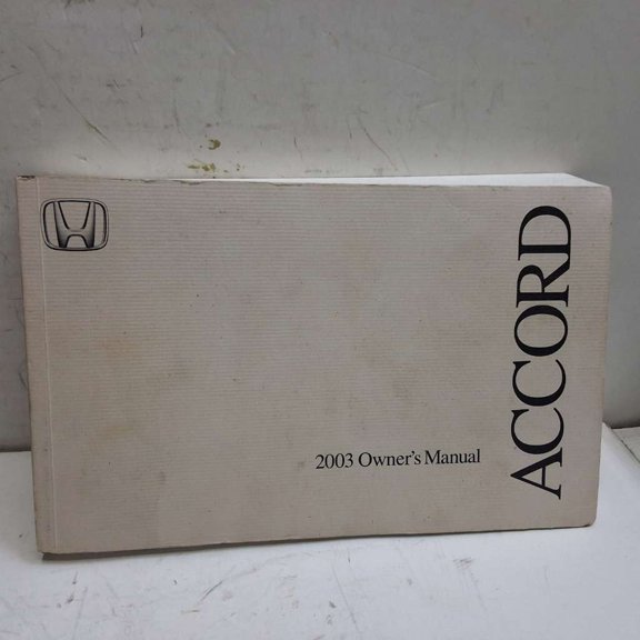 Pre-Owned 2003 Honda Accord Coupe Owner's Manual Original 2 Door
