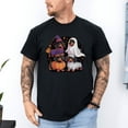 thumbnail image 3 of Weiner Dog Witch Happy Halloweenie Cute Halloween Dachshund T-Shirt, Multicolors, Size S-5XL, 3 of 5
