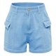 thumbnail image 3 of MKLEKYY Pantalones Cortos Casuales de Verano para Mujer con Bolsillos Laterales, Cómodos para Uso Diario, 3 of 4
