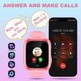 thumbnail image 3 of Eurhowing Kids Smart Watch with Two-Way Call, Kid-Safe Anti-Lost Smartwatch Phone, SOS Call Remote Camera Touch Screen Games, Christmas Birthday Gift for 3-12 Girls Boys, Pink, 3 of 8