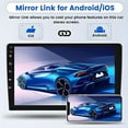 thumbnail image 6 of Eforcase 9" Car Stereo Radio for Nissan Navara 2006-2012 Android 13 2G+32G Wireless Carplay Android Auto,WiFi GPS,Bluetooth,FM/RDS/SWC, 6 of 13